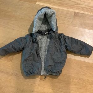 H&M grey winter coat